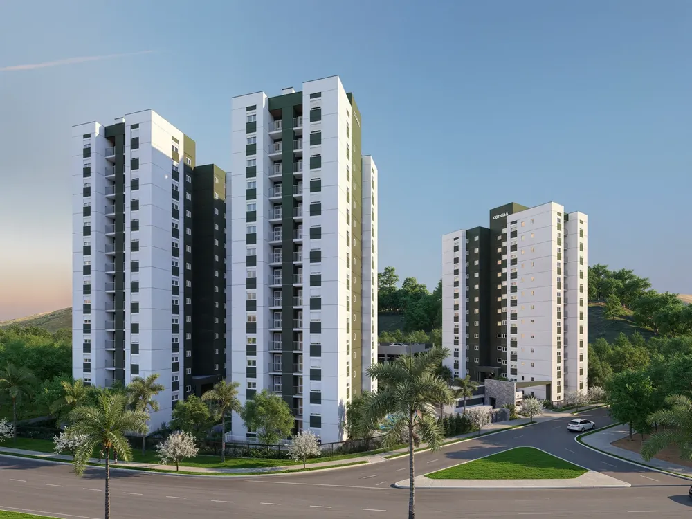 Fachada do Residencial Serena, lançamento da Construtora Concisa em Campo Bom